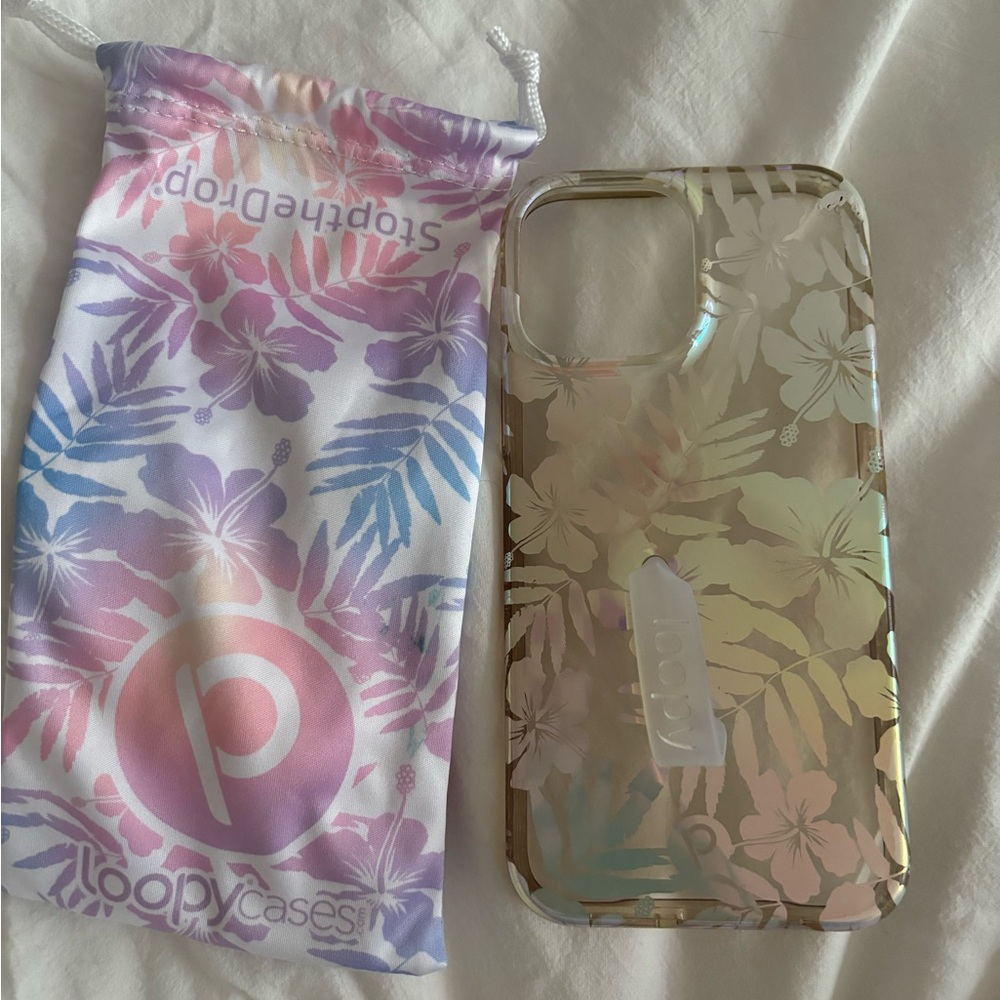 Loopy Case  Clear - Pearl Paradise -  Iridescent Edition